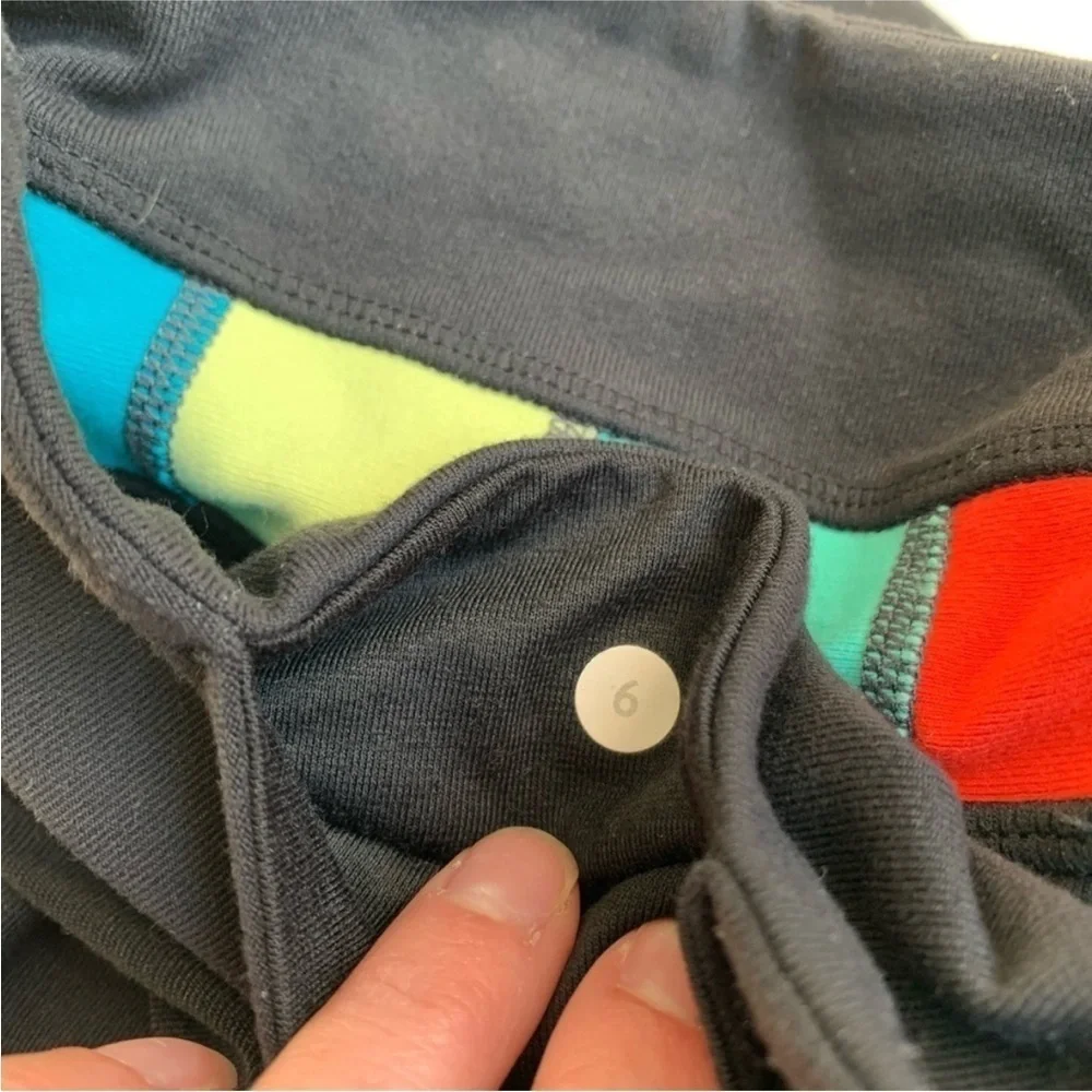 Lululemon Black Groove Shorts Size 6